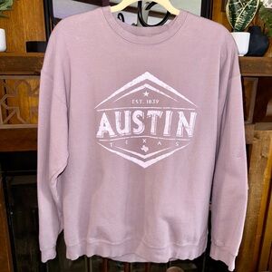 Gildan Women’s Crewneck Sweater - Light Purple